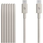 image produit Beats USB-C vers USB-C Câble tissé, charge rapide, durable/anti-nœuds, chargeur compatible pour les appareils Apple et Android (1,5 m) - Gris éclair