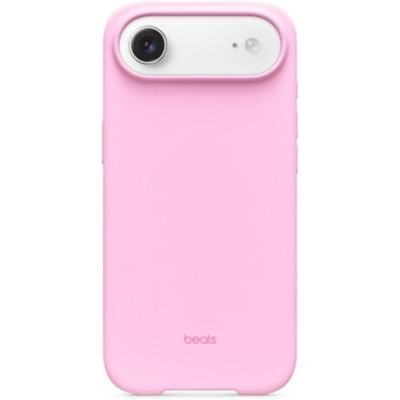 Beats Coque pour iPhone Air équipée MagSafe avec Commande de l'appareil Photo, Fini Mat, Doublure en Tissu Microfibre - Rose Quartz