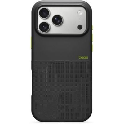 Beats Coque Haute résistance pour iPhone 17 Pro Max équipée MagSafe avec Commande de l'appareil Photo, Protection Contre Les Chutes et Les Rayures, Fini Mat texturé - Noir Everest