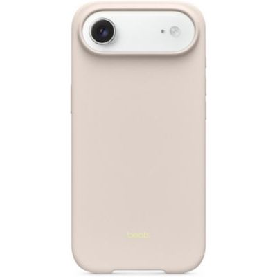 Beats Coque pour iPhone Air équipée MagSafe avec Commande de l'appareil Photo, Fini Mat, Doublure en Tissu Microfibre - Gris Gypse