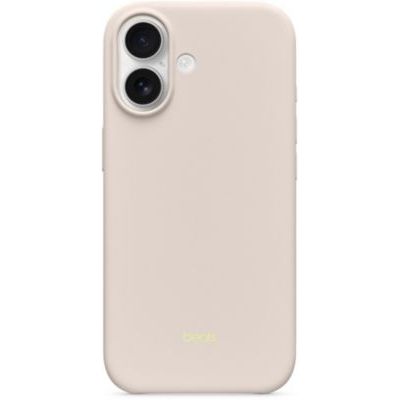 Beats Coque pour iPhone 17 équipée MagSafe avec Commande de l'appareil Photo, Fini Mat, Doublure en Tissu Microfibre - Gris Gypse