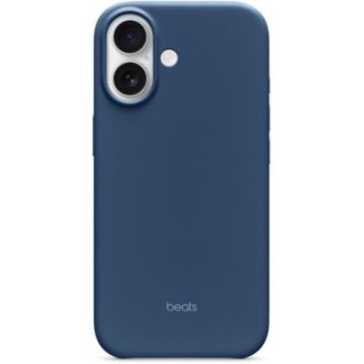 Beats Coque pour iPhone 17 équipée MagSafe avec Commande de l'appareil Photo, Fini Mat, Doublure en Tissu Microfibre - Bleu Basalte