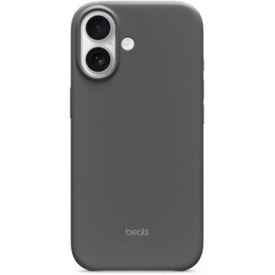 Beats Coque pour iPhone 17 équipée MagSafe avec Commande de l'appareil Photo, Fini Mat, Doublure en Tissu Microfibre - Gris Granite