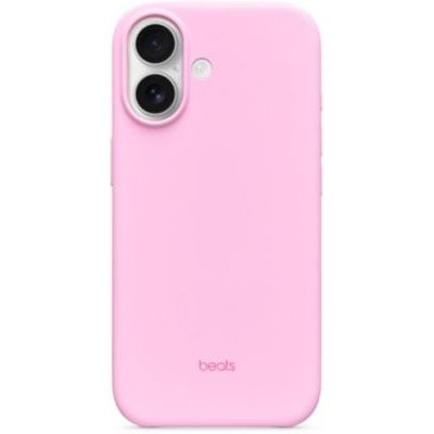 Beats Coque pour iPhone 17 équipée MagSafe avec Commande de l'appareil Photo, Fini Mat, Doublure en Tissu Microfibre - Rose Quartz
