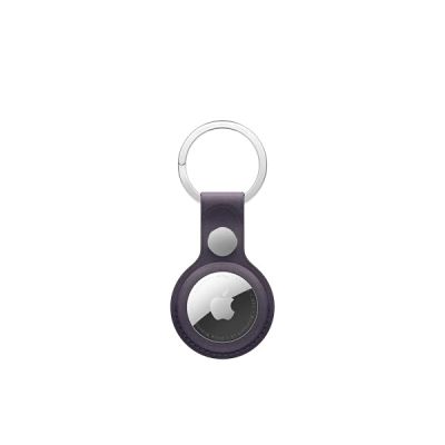 Apple Porte-clés en tissage fin AirTag - Violet nuit ​​​​​​​
