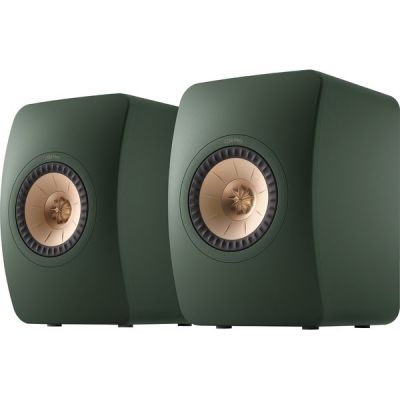 image Enceintes bibliothèque KEF LS50 Meta Vert Mousse