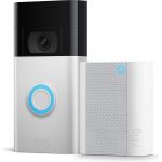 image produit Contrôle Ring Battery Video Doorbell Nickel Satiné + Chime