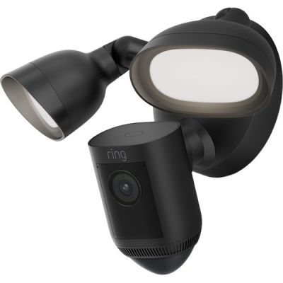 image Ring caméra Floodlight Pro filaire (Floodlight Cam Wired Pro) |Vidéo 2K avec Ring Vision, détection de mouvements 3D, alternative à la vidéosurveillance | Essai gratuit de Ring Home pendant 30 jours