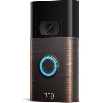 image Ring sonnette vidéo sans fil (Battery Video Doorbell) avec vidéo HD en plan moyen | Installation facile (5 min) par soi-même | avec batterie intégrée I Essai Ring Home gratuit 30 j.