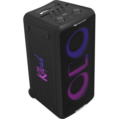 image Klipsch Miami Music City Party Speaker Six Light Show Settings 18 Hour Battery Life IPX4 Rated, Pole mountable, Trolley Wheels and Retractable Handle