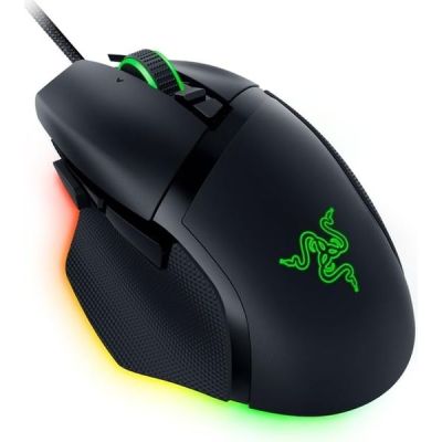 image Razer Basilisk V3 35K - Souris de Jeu Filaire Ergonomique entièrement Personnalisable - Focus Pro 35K Optical Sensor (HyperScroll Tilt Wheel, 11-Zone Chroma Lighting, Mouse Switches Gen-3) Noir