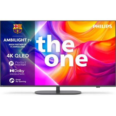 image The One 120 hz - Pied central - QLED - AMBILIGHT 3 - UHD - TITAN OS PHILIPS - 55PUS9000