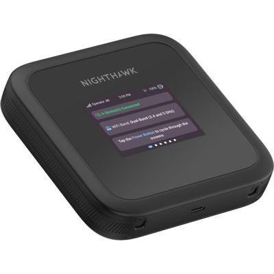 image NETGEAR (MH3150) Nighthawk M3- Routeur Mobile 5G WiFi 6, 2,5 Gbps – Fonctionne avec Toutes Carte SIM- Hotspot WiFi, Usage Personnel ou Professionnel – réseau sécurisé- AX3600, jusqu'à 32 appareils