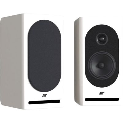 image Enceintes bibliothèque Jean-Marie Reynaud Lucia MKII Blanc perle