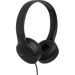 image produit JVC HA-S33UC-B USB-C Casque Supra-auriculaire Pliable avec Microphone et télécommande à 3 Boutons, câble unilatéral, Noir