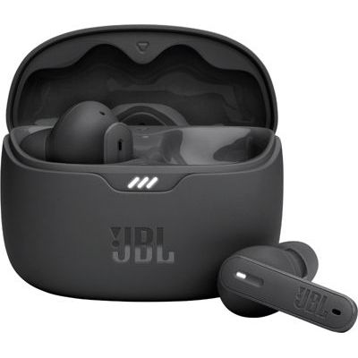 image JBL Tune 235 NC, écouteurs intra-auriculaires Bluetooth, sans fil, Réduction de bruit, 48 heures d'autonomie, résistants à l'eau et à la poussière IP54, noir