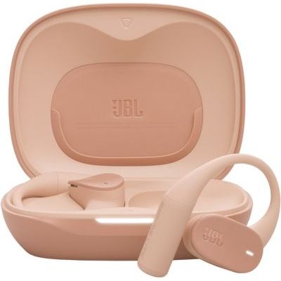 image JBL Sense Lite True Wireless écouteurs Ouverts sans Fil, Conception Crochet d'oreille, Conduction aérienne, OpenSound, 32 h d'autonomie, étanches IP54, compatibles Headphones, Beige