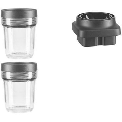 image Mini cuve KITCHENAID kit 2 bols 200ml + adaptateur K400/K150