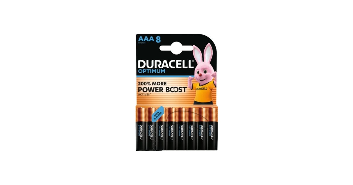 Comparer les prix DURACELL Optimum Piles AAA (Lot de 8) Piles — free download