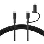 image produit Câble 2-en-1 - BELKIN - USB-C et Lightning - Noir
