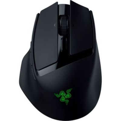 image Razer Basilisk Mobile - Petite souris de jeu sans fil ergonomique et portable - AI Prompt Master - Focus X 18K Sensor (Connectivité Tri-Mode, jusqu'à 105 heures, Mouse Switches Gen-3) Noir