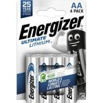 image produit Energizer Ultimate Lithium Piles AA (Lot de 4) - La Pile AA Qui Dure Le Plus Longtemps au Monde - Longue durée pour appareils à Haute consommation - Emballage 100% Recyclable - Conservation 25 Ans
