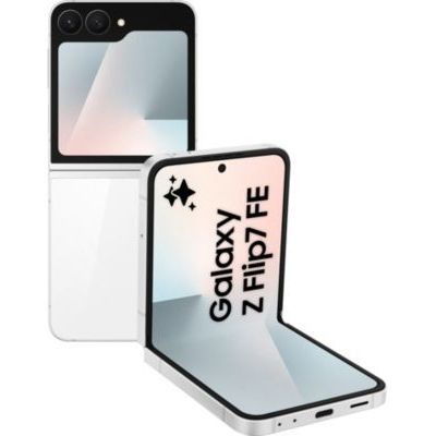 image Smartphone SAMSUNG Galaxy Z Flip7 FE Blanc 128Go