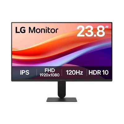 image LG Ultrafine™ 24U411A-B Écran PC 24" - Dalle IPS résolution FHD (1920 x 1080), 5ms 120Hz, HDR 10, DCI-P3 99% (CIE1931), Mode Lecture, inclinable