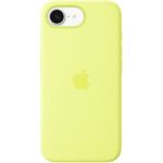 image produit Coque APPLE iPhone 16e silicone Jaune fluo - livrable en France