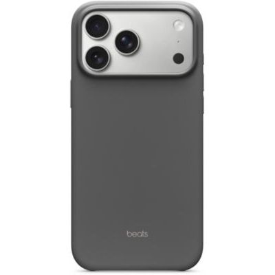 image Beats Coque pour iPhone 17 Pro Max équipée MagSafe avec Commande de l'appareil Photo, Fini Mat, Doublure en Tissu Microfibre - Gris Granite