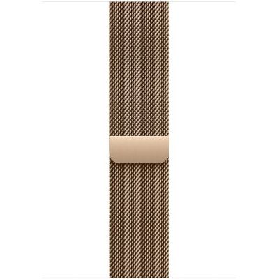 image Apple Watch Band - Bracelet Milanais - 46 mm - Or - S/M