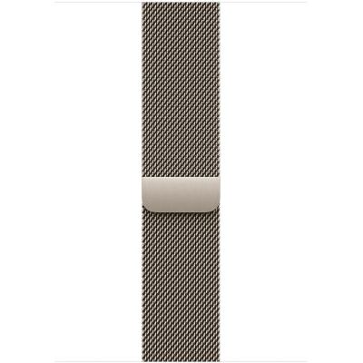 image Apple Watch Band - Bracelet Milanais - 46 mm - Naturel - S/M