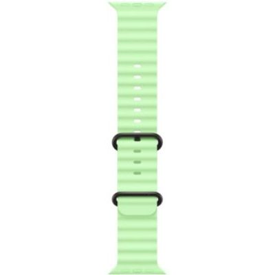 Apple Watch Band - Ocean Band - 49 mm - Vert fluo - One Size image Apple Watch Band - Ocean Band - 49 mm - Vert fluo - One Size