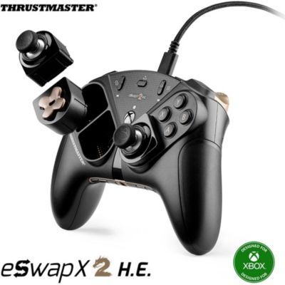 image Thrustmaster ESWAP X2 H.E – Manette de jeu Esport modulaire avec sticks Hall Effect H.E.A.R.T. anti-drift – Compatible Xbox Series X|S, Xbox One et PC