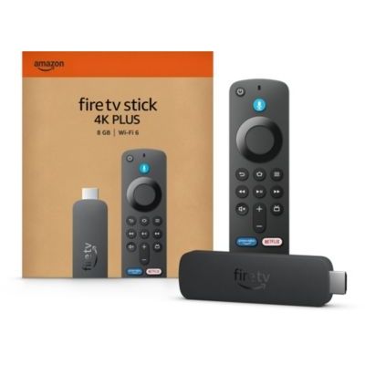 image Amazon Fire TV Stick 4K Plus, avec prise en charge du Wi-Fi 6 et des technologies Dolby Vision/Atmos et HDR10+