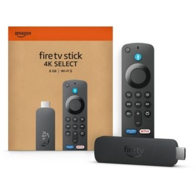 image Amazon Fire TV Stick 4K Select (nouvelle génération) : découvrez le streaming en 4K, regardez des centaines de milliers de films et d'épisodes TV, et accédez à la TV en direct et gratuite