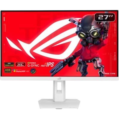 image Asus ROG Strix XG27ACMES-W Gaming-Monitor 27" WQHD Fast IPS 255Hz 0,3ms Wei?