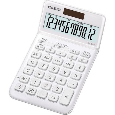 image Casio JW 200 SC WE Calculatrice de Bureau Blanc