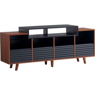 image Meubles hi-fi NorStone Oslo 1600 Noir et Noyer