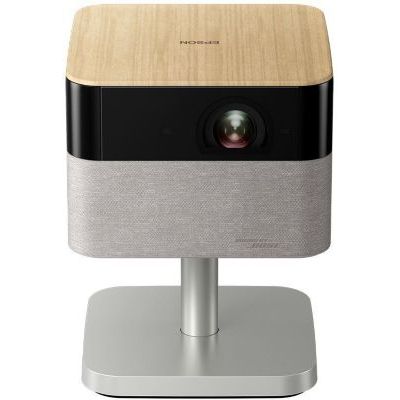image Epson Lifestudio Flex EF-72 Blanc Diamant, Projecteur portatif Smart, Sound by Bose, Google TV, 4k Pro-UHD, Pied réglable, Usage intérieur/extérieur, Garantie 5 Ans*
