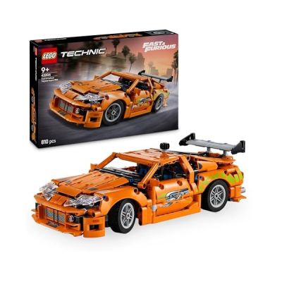 LEGO Technic Fast and Furious Toyota Supra MK4 - Jeu de Construction avec Voiture de Course – Inclut Un Moteur 6 cylindres et Un Capot ouvrant - Idée Cadeau pour garçons et Filles dès 9 Ans 42204