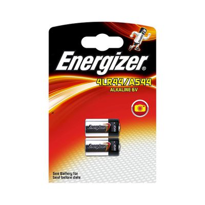 image Energizer 4LR44/A544 Piles Alcalines, 6V, Lot de 2 Chrome