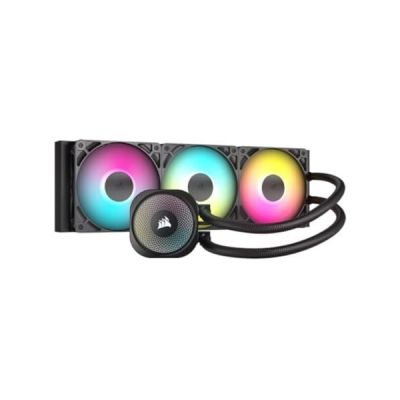 image CORSAIR Nautilus 360 RS ARGB Refroidisseur Liquide pour CPU – 360mm AIO – Faible Bruit – Connexion Directe de Carte Mère – Intel LGA 1851/1700, AMD AM5/AM4 – 3X RS120 ARGB Ventilateurs Inclus – Noir
