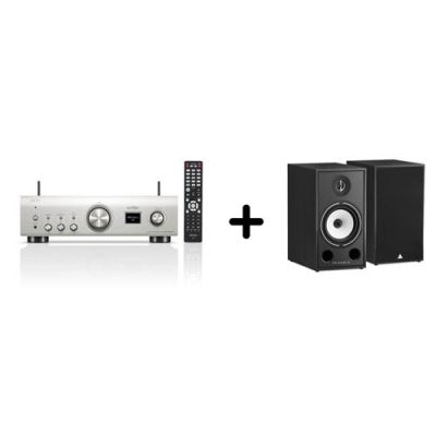 Pack amplificateur Denon PMA-900HNE Argent avec paire d’enceintes Triangle Borea BR03 Noires