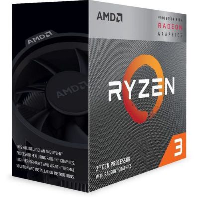 image AMD Ryzen 3 3200G Processeur 3, 6 GHz Boîte 4 Mo L3 Processeurs Ryzen 3, 6 GHz, Emplacement AM4, PC, 12 nm, 3200G