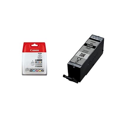 image Canon PGI-580/CLI-581 Cartouche BK/CMYK Multipack Noir, Cyan, Magenta, Jaune (Multipack plastique sécurisé)