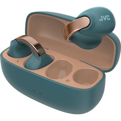 JVC nearphones Style Clip d'oreille Ecouteurs sans Fils avec Boucle Brillante, Confortables, Bluetooth 5.3, Connexion multipoints, autonomie 24H, Application dédiée - HA-NP1T-A (Bleu Carnard) image JVC nearphones Style Clip d'oreille Ecouteurs sans Fils avec Boucle Brillante, Confortables, Bluetooth 5.3, Connexion multipoints, autonomie 24H, Application dédiée - HA-NP1T-A (Bleu Carnard)