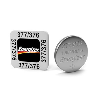 Energizer - 635120 - 2 Piles pour Montre Oxyde d'Argent 377/376 - 1,55 V - Lot de 2