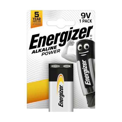 image Energizer Blister de Pile Alcaline Power 6LR61 9 V, Argent