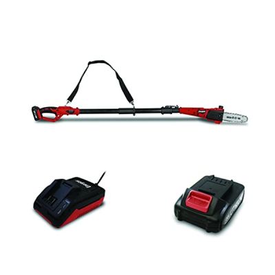 image Energizer EZ20VELPC-UK Élagueuse sur Perche sans Fil 20V - Guide et Chaîne Oregon 2000-2800mm - Largeur de Coupe 16,5cm, Vitesse à Vide 2500tr/min - Batterie 2Ah et Chargeur - Outillage Jardin